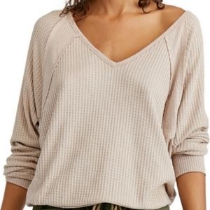 New Free People Santa Clara Thermal Top, Sz Medium NWT